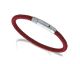 Bracelet acier & cuir Rochet - HB145005
