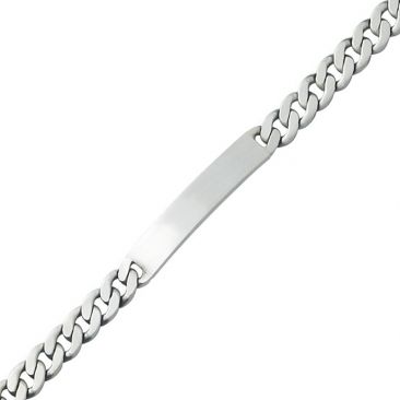 Bracelet gourmette identité argent - 214006.10