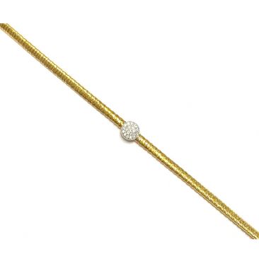 Bracelet argent oxydes Valenzi - BR1318YW