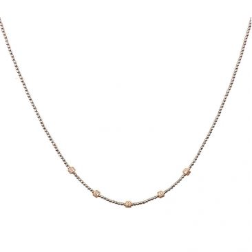 Collier argent oxydes Valenzi Bijoux - FA54-C