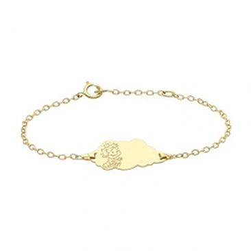 Bracelet gourmette identité or Lucas Lucor - XBBF102