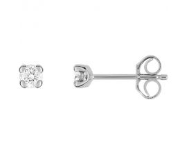 Boucles d'oreilles boutons diamant(s) or - OK202GB4