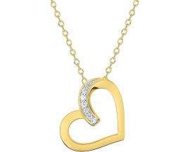 Collier empierré plaqué or - BSCD81Z40