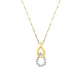 Collier empierré plaqué or - BSCI53Z40