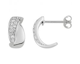 Boucles d'oreilles boutons argent - ASWT19Z