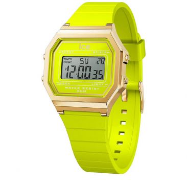 Montre ICE digit retro - Sunny lime - Small - 022054