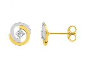 Boucles d'oreilles boutons or & diamant(s) - 2ZA704BB4