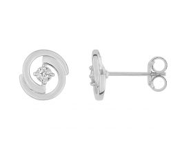 Boucles d'oreilles boutons or & diamant(s) - 2ZA704GB4