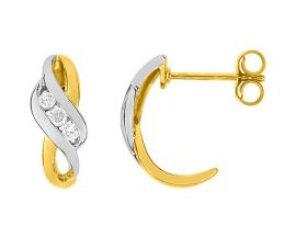 Boucles d'oreilles boutons or - 29SD67BZ