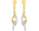 Boucles d'oreilles pendants or oxydes - 9K8365Z