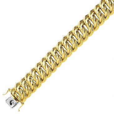Bracelet or maille américaine - 2417