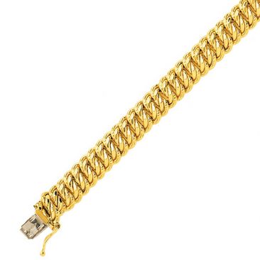 Bracelet or maille américaine - L070