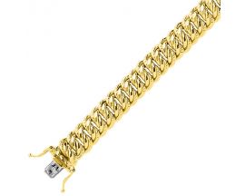 Bracelet or maille américaine - L071