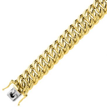 Bracelet or maille américaine - L073