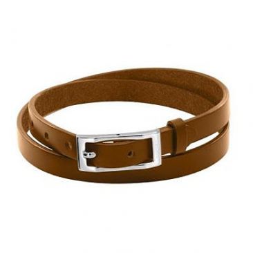 Bracelet acier & cuir Rochet - HB058014