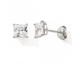 Boucles d'oreilles boutons argent Stepec - cBIXB