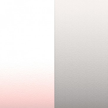 Cuirs boucles d'oreilles 43 mm Les Georgettes - Rose clair/gris clair