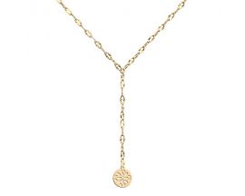 Collier Les Cadettes Lotus Pampille finition or - 70440491958