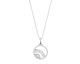 Collier Les Georgettes - Nomade argenté - 16 mm