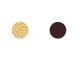 Cuirs boucles d'oreilles 16 mm Les Georgettes - Gazelle/Prune
