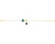 Bracelet or & malachite Stepec - J40005.N0