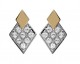 Boucles d'oreilles boutons or & diamants Stepec - aITUIP