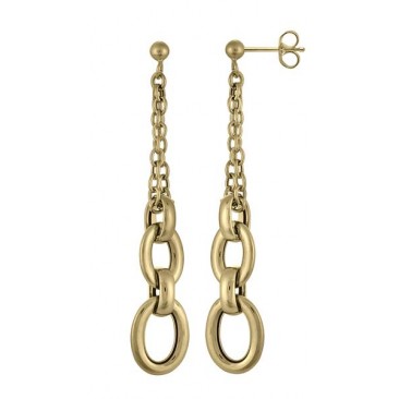 Boucles d'oreilles pendants or Stepec - aXOTII 