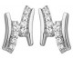 Boucles d'oreilles boutons or & oxydes Stepec - bOBTBS