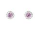 Boucles d'oreilles argent Punica - BER_E06_RHO