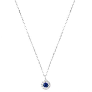 Collier argent 925 oxydes Punica - BER_N03_RHO