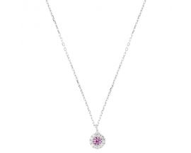 Collier argent 925 oxydes Punica - BER_N06_RHO