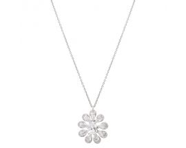 Collier argent 925 oxydes Punica - TEA_N03_RHO