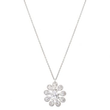 Collier argent 925 oxydes Punica - TEA_N03_RHO