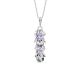 Collier argent et cristal Spark - A416WAB