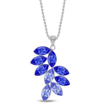 Collier argent et cristal Spark - A0407B