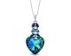 Collier argent et cristal Spark - A0153BB