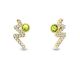 Boucles d'oreilles pendants argent doré et cristal Spark - G0443CG
