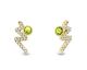 Boucles d'oreilles pendants argent doré et cristal Spark - G0443CG