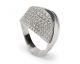 Bague argent 925 oxydes