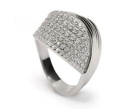 Bague argent 925 oxydes