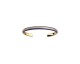 Bracelet jonc Les Cadettes - Reptile finition or - 70432621941000