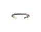 Bracelet jonc Les Cadettes - Reptile finition or - 70432621941000