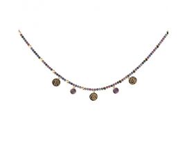 Collier Les Cadettes Perroquet perle finition or - 70441601910