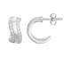 Boucles d'oreilles boutons argent oxydes Phebus - 70400480