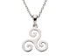 Collier argent Triskel Stepec - cJPSP