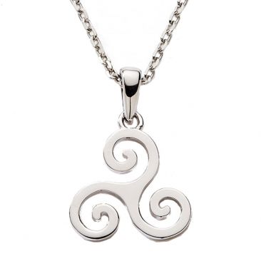 Collier argent Triskel Stepec - cJPSP