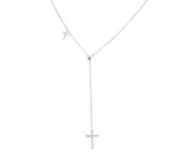 Collier argent chapelet Croix Stepec - cIXPU