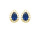 Boucles d'oreilles coeurs boutons plaqué or oxydes Stepec - IJPOXXOP