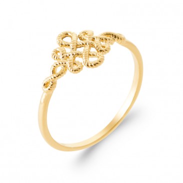 Bague plaqué or Stepec - IESJUPP