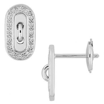 Boucles d'oreilles boutons or & diamant(s) - MG2012GB2